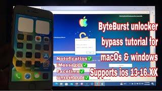 [*NEW]Byteburst unlocker hello bypass tutorial | for windows & macOs |supports ios 13-16.XX