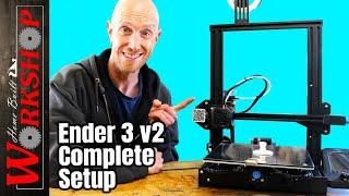 Creality Ender 3 V2 3D Printer Unboxing and Setup | Assembling the new printer