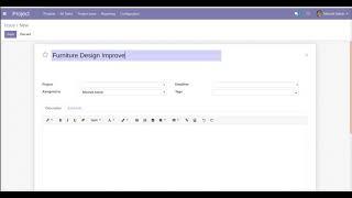 How to Add Sequence in Project Task Issue | Odoo Apps Features #odoo16 #odooapps  #Project