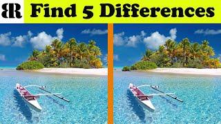 Find The Difference | Spot 5 Differences | Very Hard - Only Geniuses Find ALL | 10 Rounds | Holiday