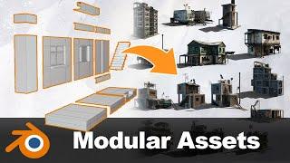 Making Modular kits For 3d Building assets