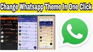 How to Change Whatsapp Theme in Android |Hindi| Indian Techtuber |