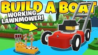 I BUILT A WORKING LAWNMOWER THAT SHREDS EVERYTHING! Build a Boat