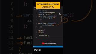 7.1 JavaScript Interview Question for Freshers Part-2 in Hindi | Scope and scope chain #javascript