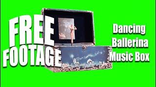 Copyright free green screen effects - Dancing Ballerina Music Box