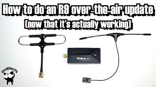 Updating the R9MM-OTA receiver "Over-the-air" (it's working now)