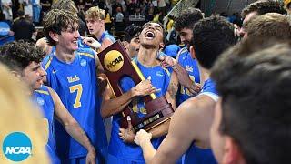 Final point, celebration from UCLA's second-straight NCAA men's volleyball title