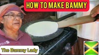 I CAUGHT THE BAMMY LADY IN ACTION! HOW BAMMY IS MADE. HOW TO MAKE JAMAICAN BAMMY