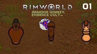 RimWorld: Abandon Monkey Embrace CULTure - Episode: 01 - Neanderthals Arrive