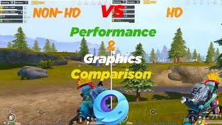 Pubg Mobile Non-Hd Vs Hd Resource Pack In Gameloop | Performance And Graphics Comparison | 2024
