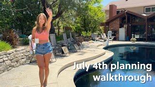 4th of July Backyard Planning Walkthrough