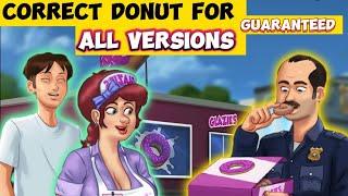 Correct donut for Harold summer time saga latest version || right donut for Harold