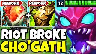 THESE REWORKED TANK ITEMS JUST BROKE CHO'GATH FOREVER! (RIOT MESSED UP BADLY)