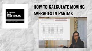 Pandas for Productivity Ep.5: How to calculate moving averages in Pandas