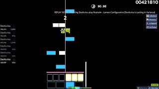 [10k → 4+6k osu!mania] playing standard 10k as 4+6k (Rephaim - Lament Configuration)