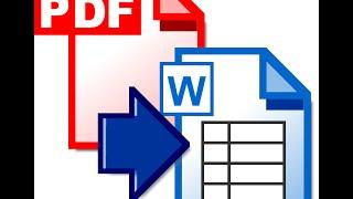 Copy PDF tables to Word File