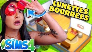 CONSTRUIRE UNE MAISON AVEC DES LUNETTES BOURRÉES SUR LES SIMS 4 *challenge*