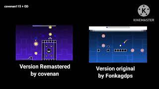 Only up original vs remastered comparation