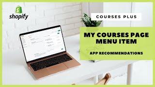 Courses Plus app Recommendations – My Courses page menu item