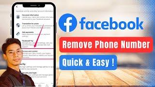 How to Remove Phone Number from Facebook !