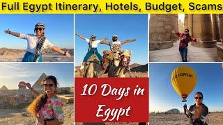 10 Days in Egypt - Itinerary With Cost | India to Egypt Travel Guide 2024 | VISA, SIM, FOREX