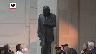 Johnny Cash statue unveiled at the US Capitol