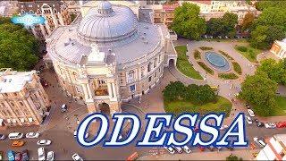 Odessa (Ukraine), city on the sea 2018 summer filming drone Ultra HD 4K