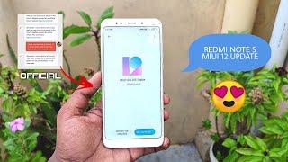 Official Redmi Note 5 MIUI 12 Stable Update | MIUI 12 Update For Redmi Note 5 Vince