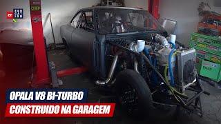 Opala V8 Bi-Turbo construído na garagem