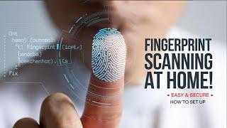 Online fingerprint scanning from home for DMIT Test