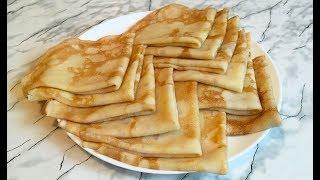 Простые Блины Без Заморочек (Быстро и Вкусно) / Блины На Молоке / Pancakes Recipe (Crepes)
