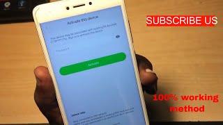 How to fix redmi note 4/3 this device is locked | activate this device | bypass micloud account 2021