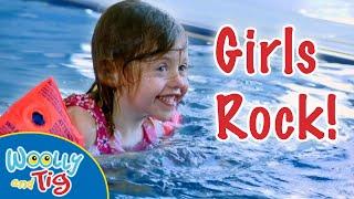 @WoollyandTigOfficial - Girls Rock! ️ | 45+ MINS | Women's World Cup | Full Episodes | Toy Spider