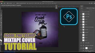 ADOBE PHOTOSHOP MIXTAPE COVER TUTORIAL (TIME LAPASE) FOR BEGINNERS