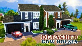 Detached Row Houses || The Sims 4: Speed Build