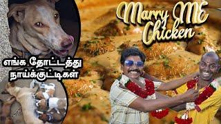 எங்க தோட்டத்து 4 நாய்க்குட்டிகள் | Marry Me Chicken | Flavour Fusion Chicken