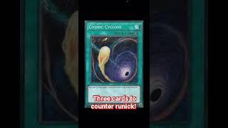 THREE GENERIC CARDS TO COUNTER RUNICK IN YUGIOH!