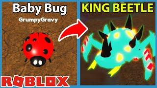 I Unlocked The Legendary Beetle Bug In Roblox Bug Simulator