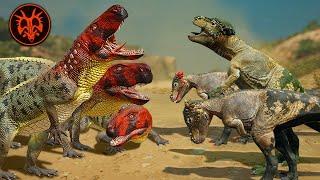 Baby Dinosaurs vs Dynamosuchus!