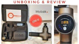 REVIEW  MEBAK 3 Massage Gun Deep Tissue Muscle Massager Pain Relief