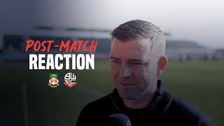 STEVEN SCHUMACHER | Head Coach reacts to Wrexham away