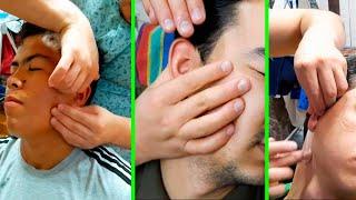 ASMR Ear Massage Compilation by Uzbek Barber
