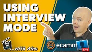 How to use INTERVIEW MODE In #EcammLive as a HOST and also as a GUEST!