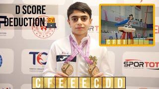 Hamlet Manukyan - P/H - D score deduction (World Championship 2023)