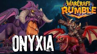 Warcraft Rumble : Defeating Onyxia with Rend Blackhand | this is how before Witch Doctor