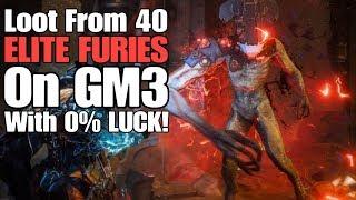 Anthem - Loot from 40 Elite Furies on GM3 with 0% LUCK! (Drop Rates Included)