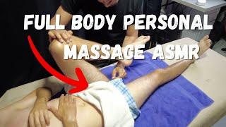 Full Skinny Body Male Massage | Personal Attention ASMR