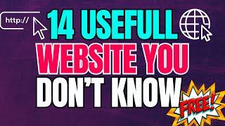 Free Useful Websites You Wish You Knew Earlier #website