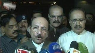 Dunya News - Amin Fahim angry over Qaim Ali Shah