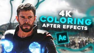 How To Make 4K Color Correction | After Effects | Beginner Guide